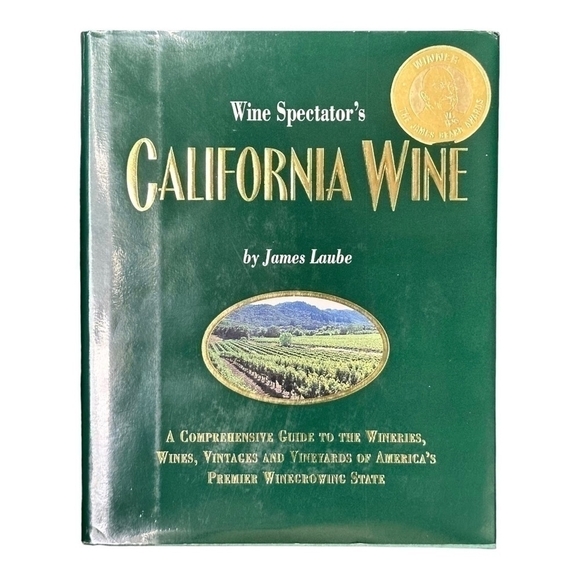 Other - Vintage Book Wine Spectator’s CALIFORNIA WINE J. Laube Guide Book Hardback Book